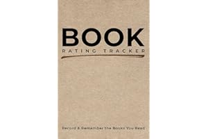 Book Rating Tracker: Simple Reading Log & Journal for Avid Readers to Track, Rate, Remember 400+ Titles