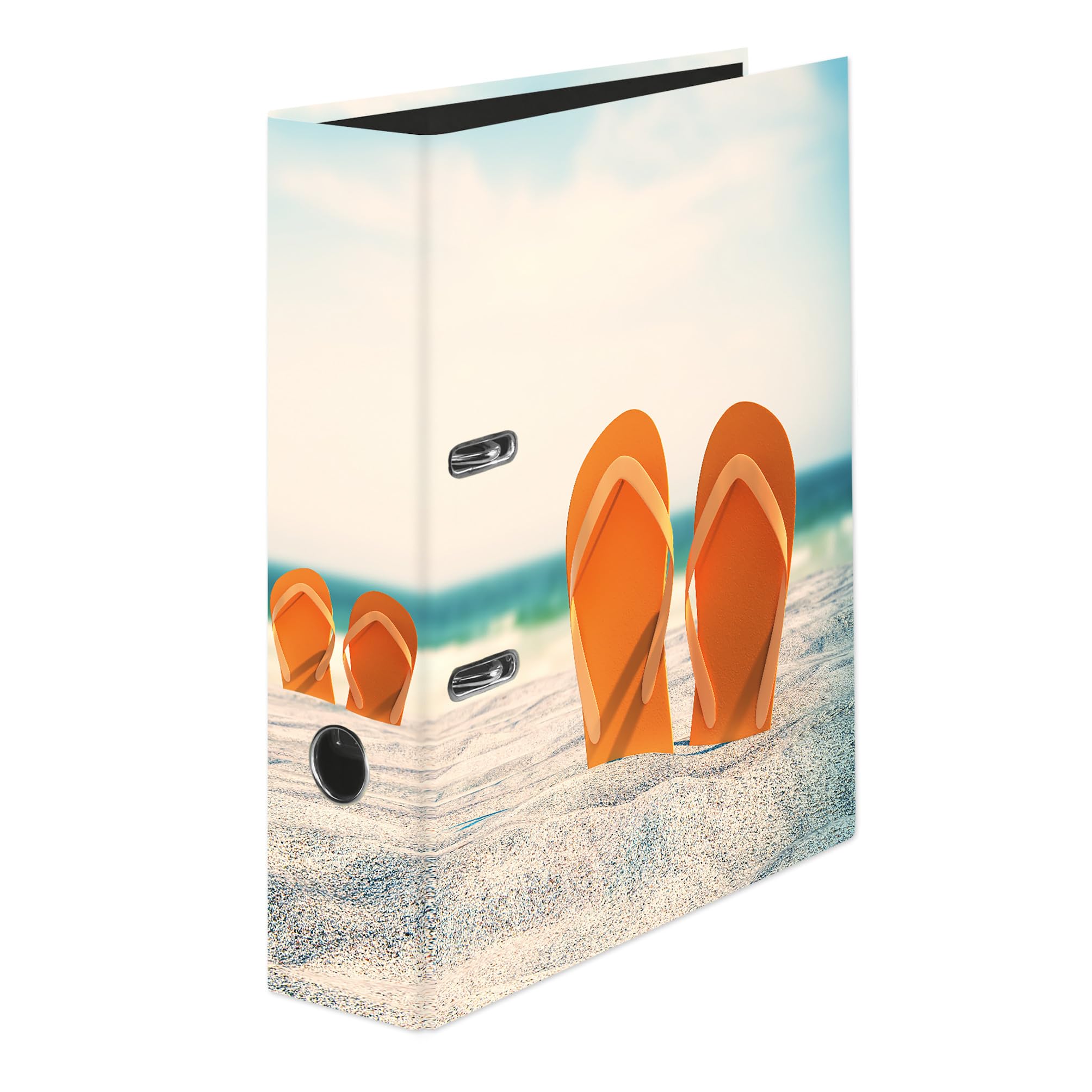 Original Falken Flip Folder, Made in Germany, 8 cm Wide, DIN A4, Ring Binder, Letter Folder, Office Folder, Plastic Folder, Motif Folder