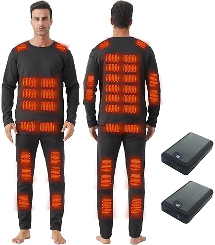 22 Zones Ensemble De Sous-vêtements Chauffants Hommes Femmes Hiver Ensemble De Costume Chauffant Moto USB électrique Alimenté Chauffage Thermique Moto Pantalon