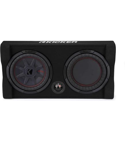 Amazon.com: KICKER TRTP 10-inch (25cm) Thin Down Firing Subwoofer