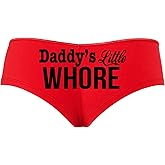 Knaughty Knickers Daddy's Little Whore Fun Flirty Red boy Short Panties DDLG