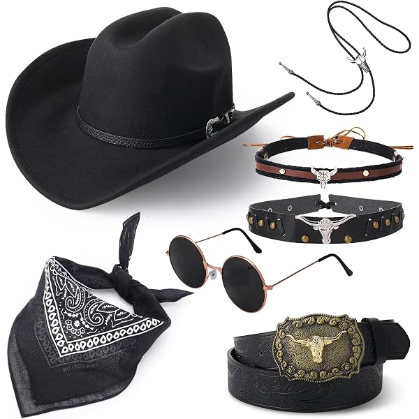 Amazon.com: Geiserailie 7 Pieces Western Jewelry Set Cowboy  display picture 1