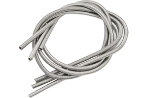 Fielect Heating Element Coil Wire 220V 3000W Resistance Wire Furnace Heater Wire FeCrAl Silver Heat-resistant Wire Length 800mm,3Pcs