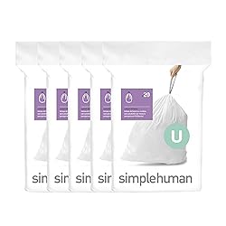 simplehuman Code U Custom Fit Drawstring Trash Bags