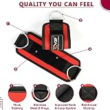 EVO Fitness Pair Ankle Straps Neoprene Cable Machine Attachments view 7