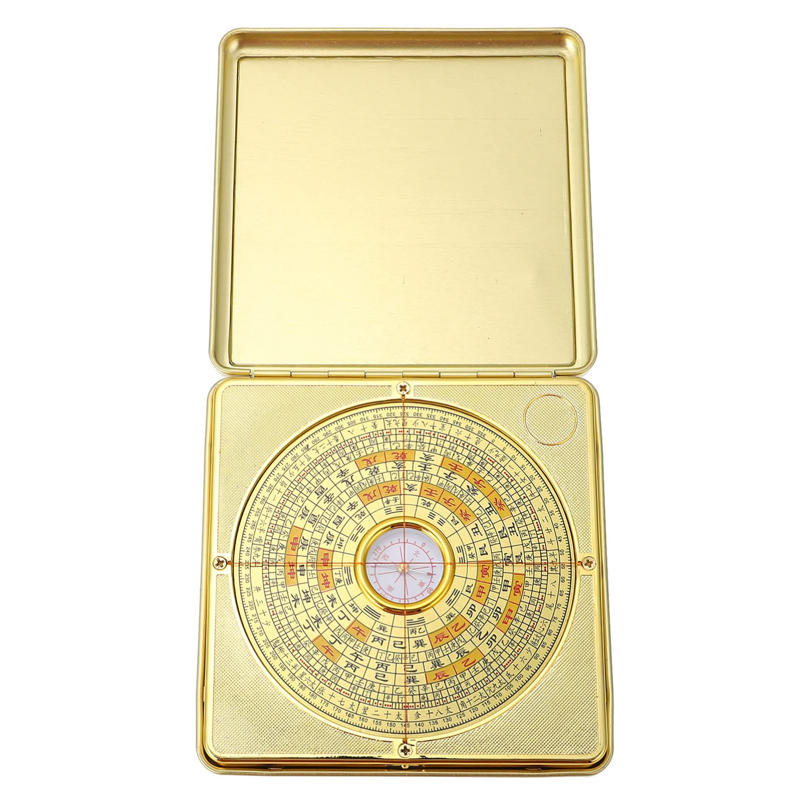 iplusmile Chinese Feng Shui Compass Bagua Camping Compass Luo Pan Survival Flipping Cover Geomantic for Hiking Climbing
