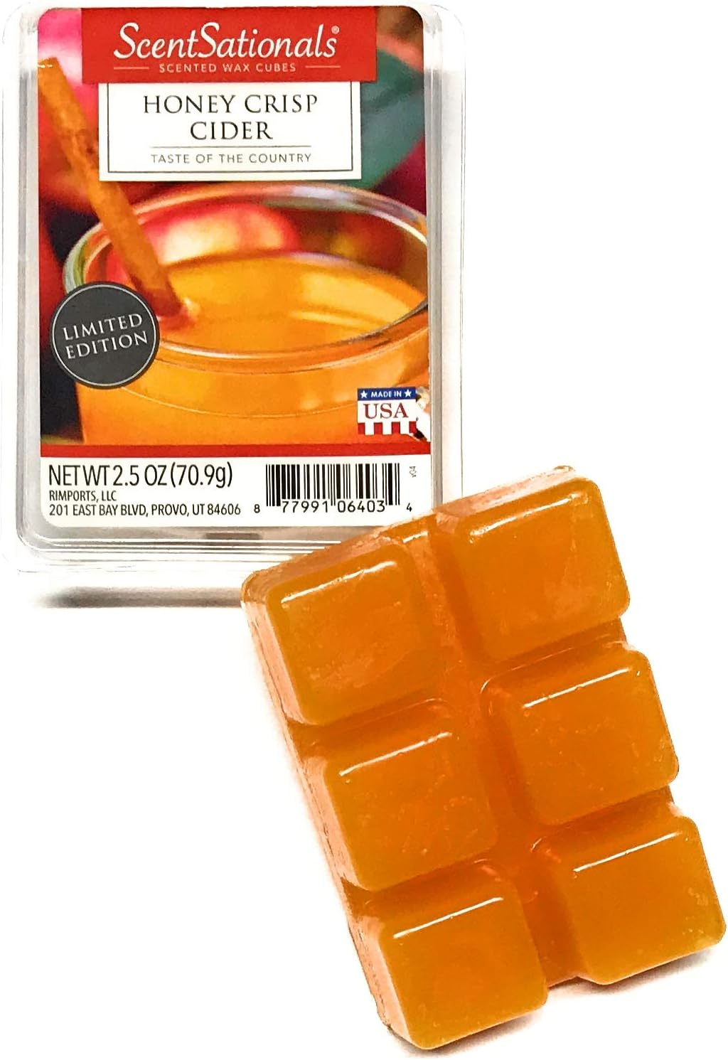 ScentSationals Honey Crisp Cider Wax Cubes - 2017 Limited Edition