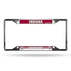 NCAA Rico Industries Easy View Chrome License Plate