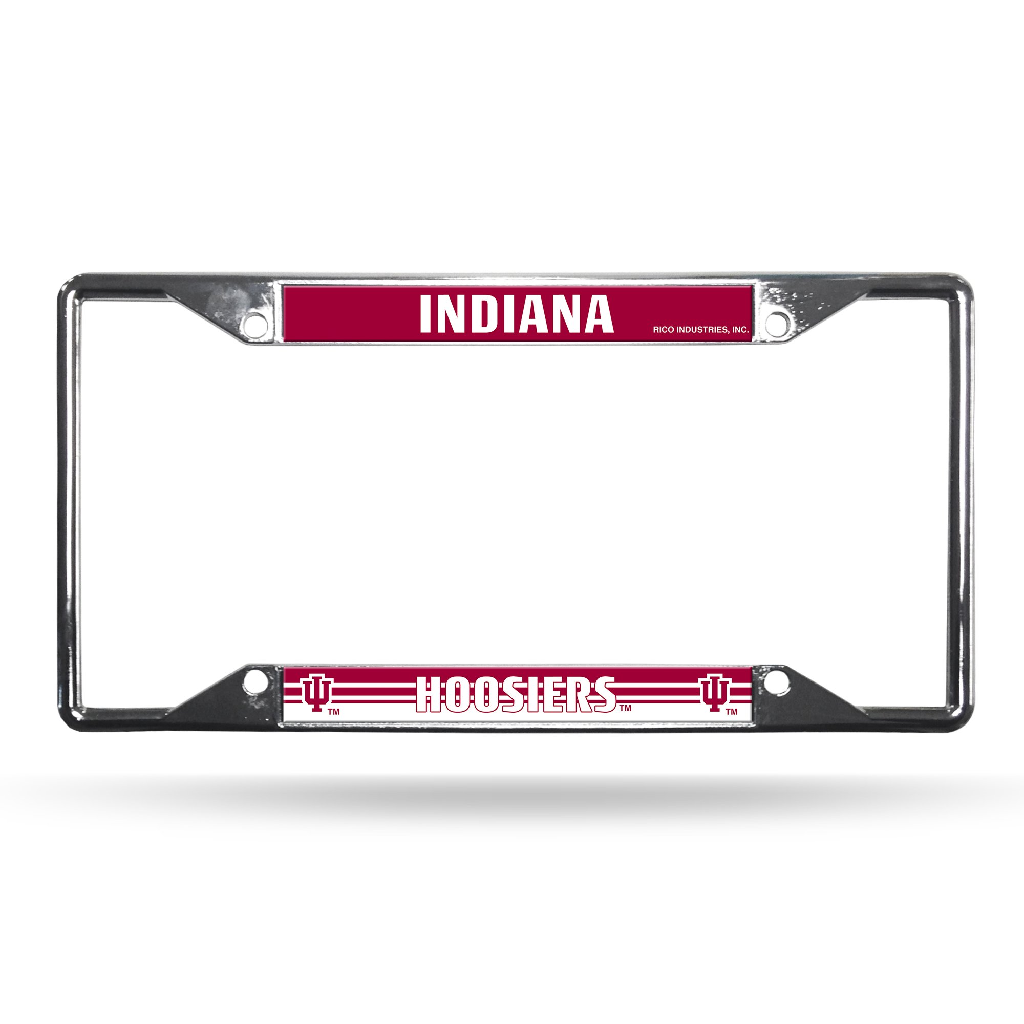 NCAA Rico Industries Easy View Chrome License Plate