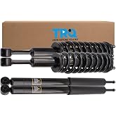 TRQ Front &amp; Rear Complete Strut Assembly &amp; Shock Absorber Kit | 07-21 Toyota Tundra Front Strut Spring &amp; Shock Absorbers Set