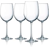 Luminarc Cachet 19 Ounce White Wine Glass 4-Piece Set, Clear,