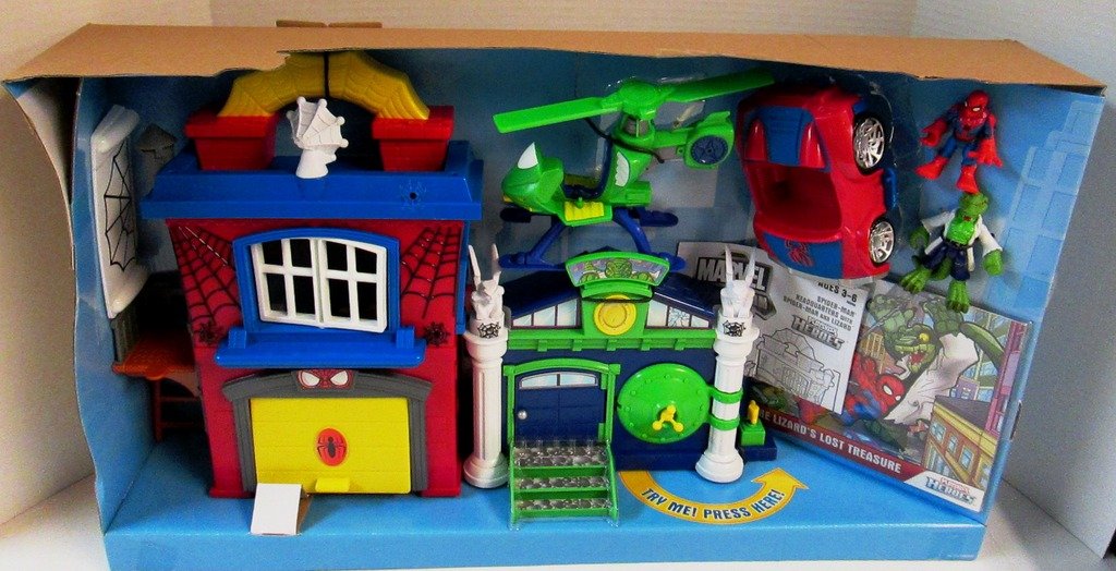 kohls spider man mega city playset