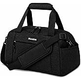Noozion 14 inch Small Gym Bag for Women & Men, Lightweight Carry On Mini Duffle Bag with Multiple Pockets, Sports Bag for Travel and Workout.