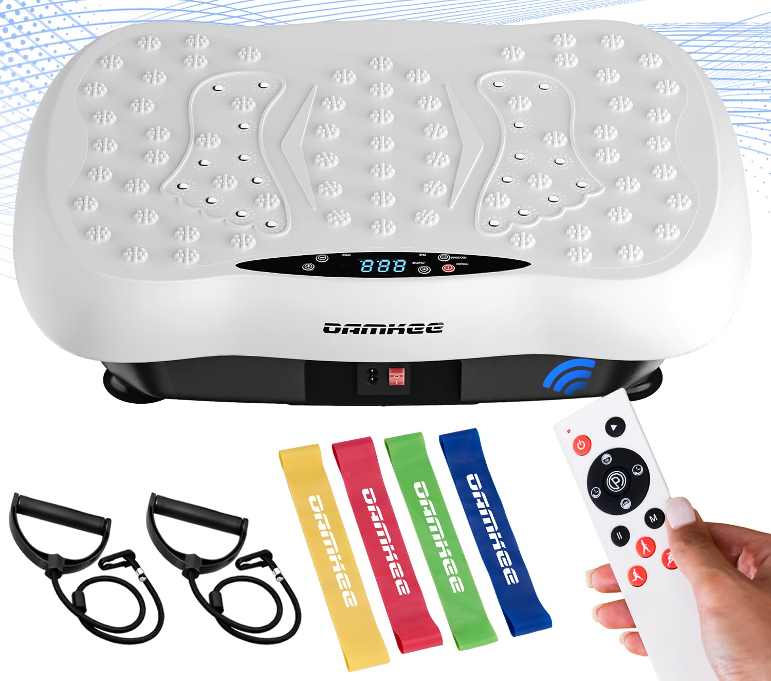 Photo 1 of Vibration Plate Exercise Machine, Vibration Plateform for Lymphatic Drainage, Whole Body Workout Vibrate Fitness Board for Weight Loss Shaping Toning, Home Gym Equipment