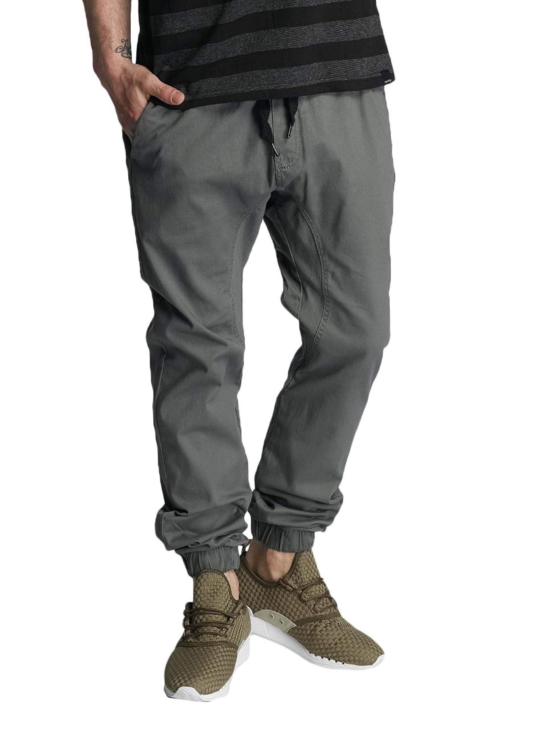Photo 1 of Southpole Mens Basic Stretch Twill Jogger - Reg and Big & Tall Sizes Casual Pants, Dark Grey, 4X US