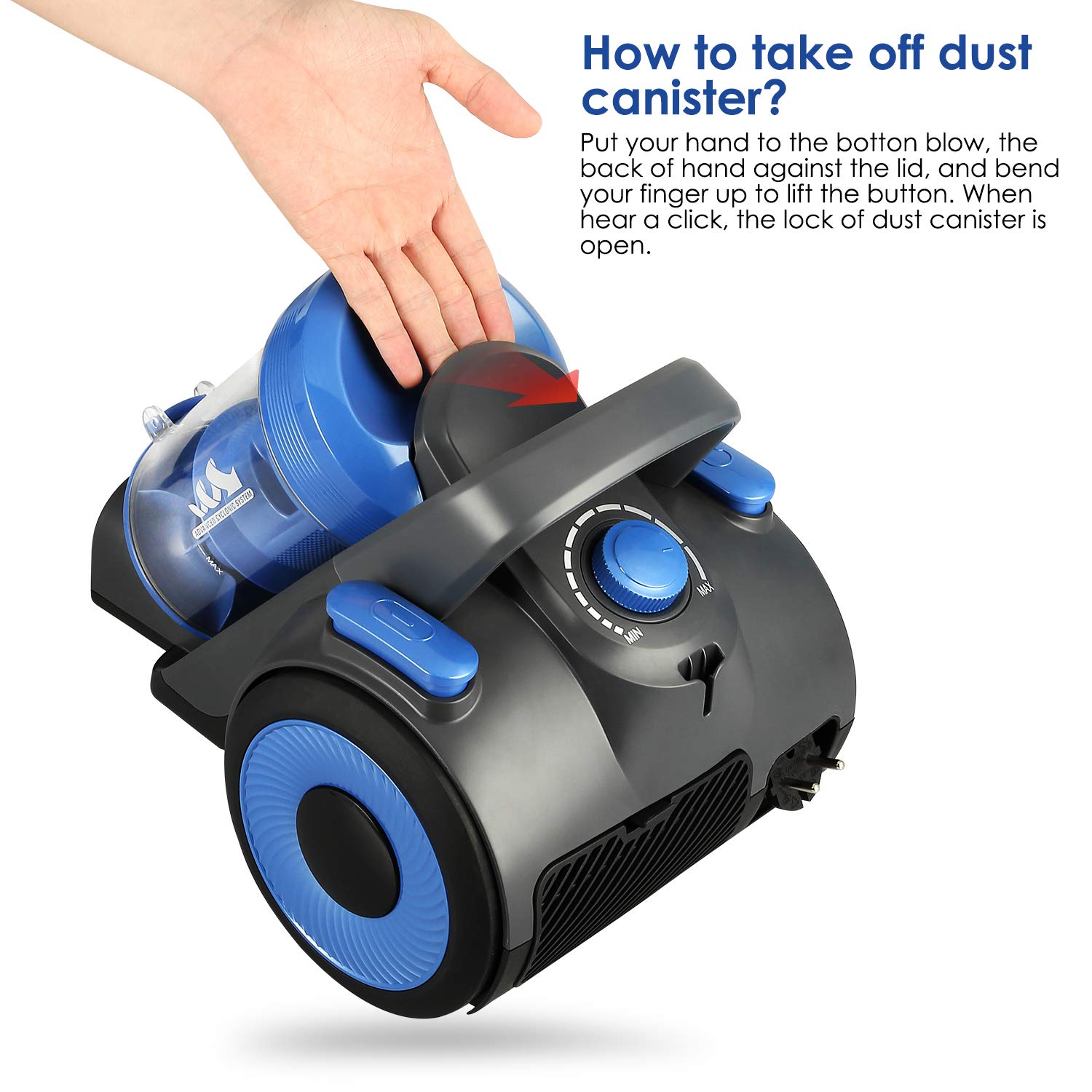 Cylinder Vacuums Kranich Cylinder Vacuum Cleaner Powerful Suction