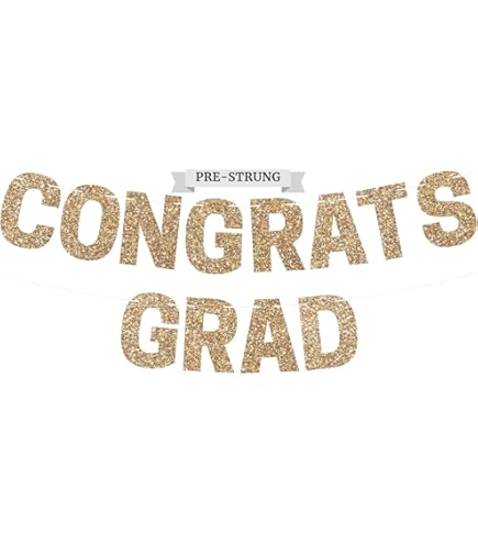 Aaskuu Graduation Banner 2025 Black And Gold - 72.8x43.3 Inch, Congrats Grad Banner For Party Decorations, Large Congratulations Class Of 2025 Graduation Backdrop