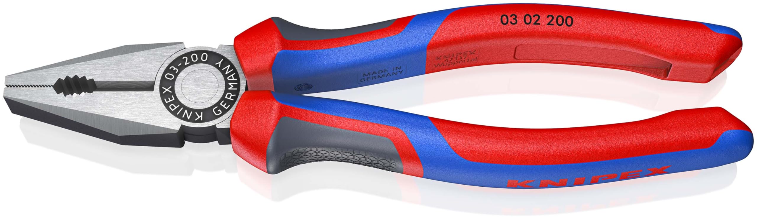 KNIPEX Combination Pliers with Comfort Handles 200 mm, 03 02 200