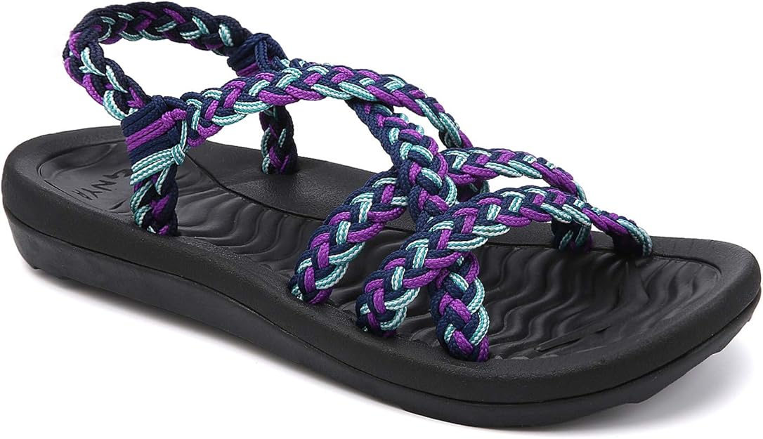 MEGNYA Women's Comfortable Walking Sandals with Arch Support,Athletic