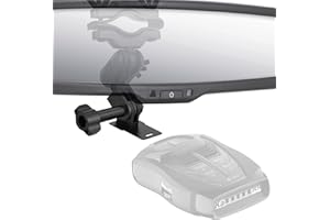 iSaddle Mount for Cobra Radar Detector - Rearview Mirror Mount for Cobra iRAD ESD RAD 480i 450 380 SPX 5000 5300 5400 5500 65