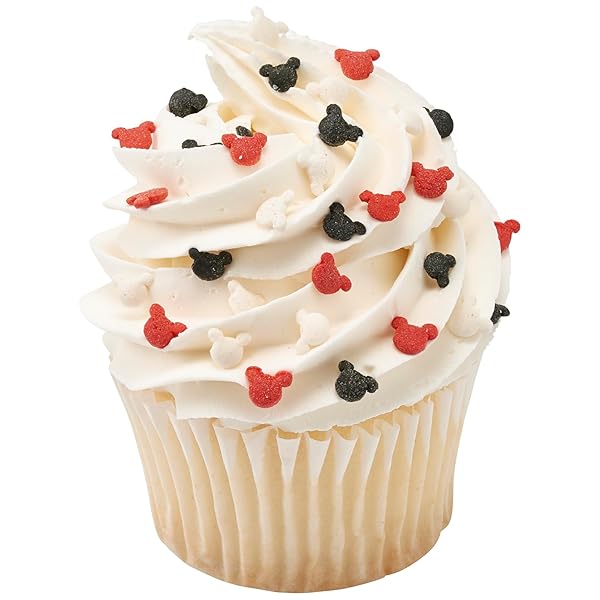 DECOPAC MICKEY MOUSE QUINS, RED/BLACK/WHITE, 3 POUNDS, RED, BLACK, WHITE