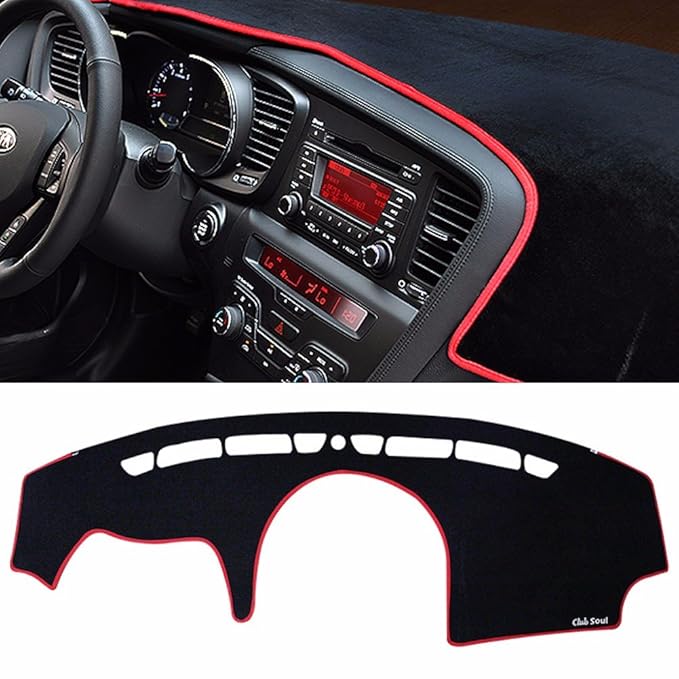 Velvet Dashboard Dash Sun Cover Mat Carpet For Kia All New
