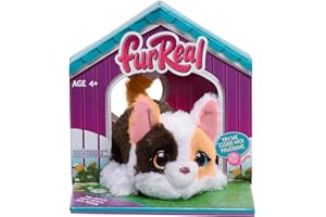 furReal My Minis Kitty Interactive Toy, Small Plush Kitty with Motion, Stuffed Animals, Kids Toys for Ages 4 Up by Just Play