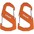 Carabiner for Backpack, S-Shaped Aluminum Carabiner, Double-Sided Carabiner,Carabiner for Camping, Fishing