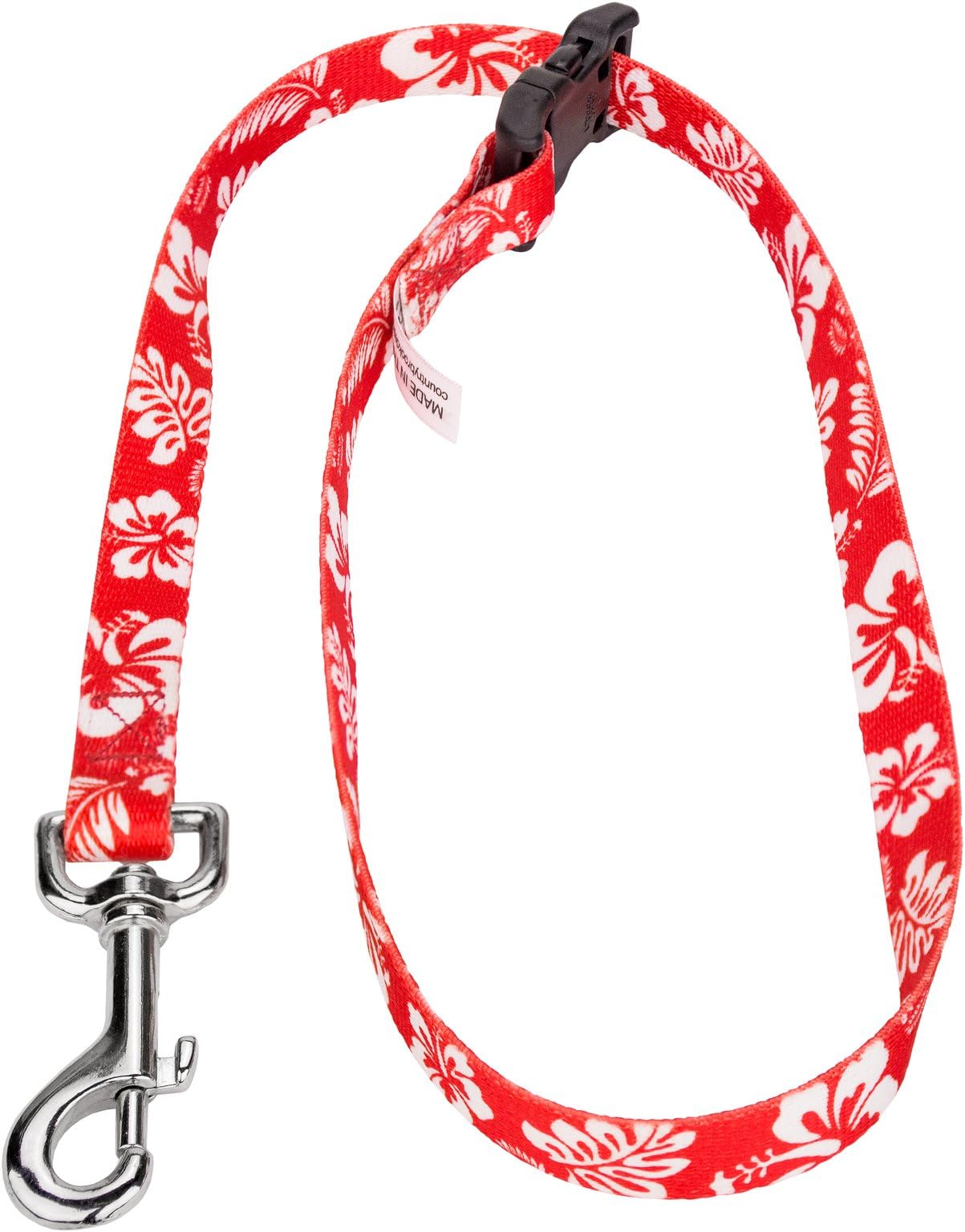 Country Brook Petz­™ 5/8 Inch Red Hawaiian Choker Style Grooming Loop