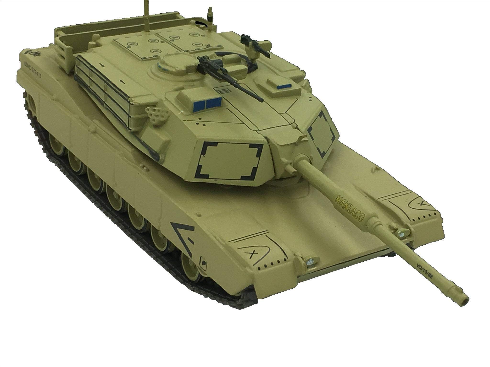 Die Cast Model Tanks Realistic German Japan Vietnam Abrams War Military Battle Vehicles (Abrams-M1A1Ha)