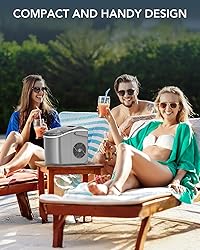 Electactic Ice Maker Countertop, Efficient Easy