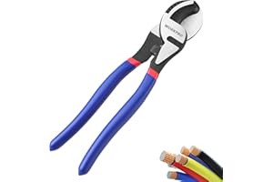 WORKPRO 9-1/4 inch High Leverage Cable Cutter, Heavy Duty Wire Cutter for Aluminum, Copper, Wire, and Communications Cable