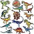 Set Of 3 Triceratops Iron-On Embroidered Patches, Cartoon Dinosaur Appliqués For Clothing And Backpack Decoration - Foto 5