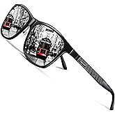 ROCKNIGHT HD Polarized Driving Sunglasses UV400 Protection Lightweight Al-Mg Metal Frame Outdoor Casual 60mm