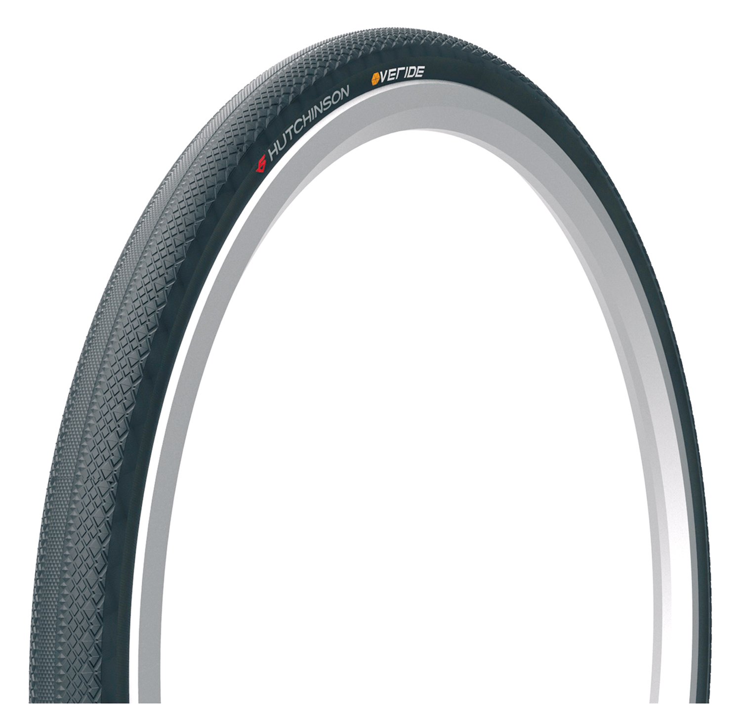 Hutchinson Overide Tubeless Ready Gravel Tyre - Black, 700 × 35-Inch