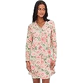 Karen Neuburger womens Vintage Dreams Long Sleeve Nightgown With Picot Trim