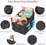 URAQT Car Organizer Front Back Seat Waterproof Oxford Portable 4 Drink Pockets view 3