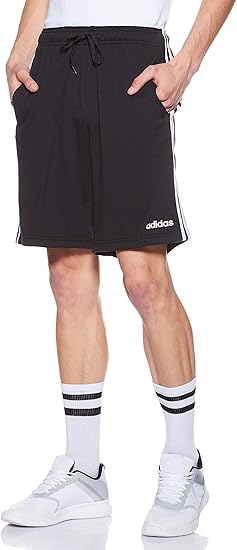 adidas 3 stripes french terry shorts