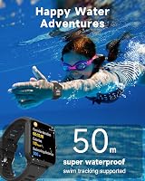 Kids Fitness Tracker Watch Pedometer Heart Rate 5ATM Waterproof Games view 4