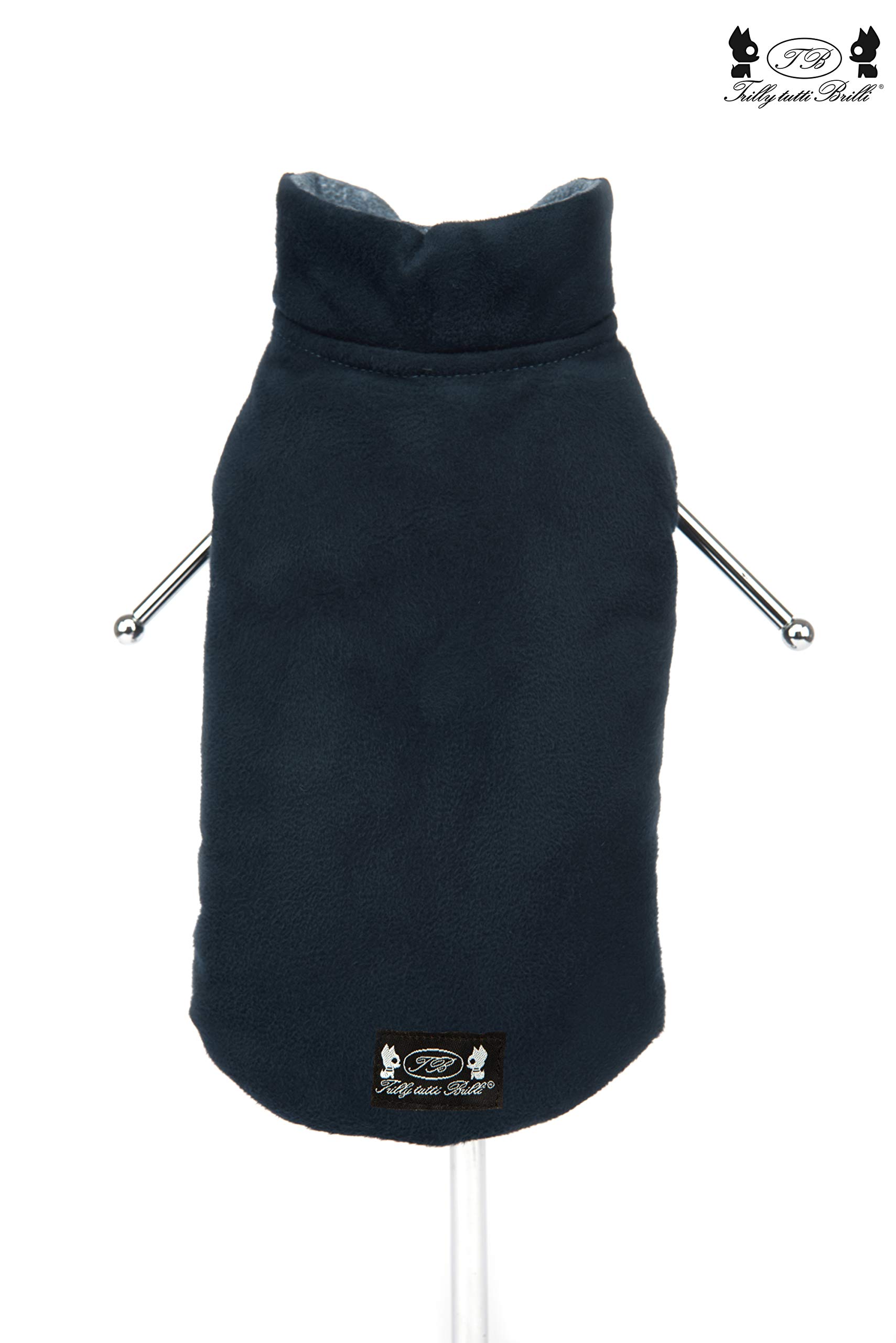 Trilly Tutti Brilli Bill Double Face Coat, Blue, XS