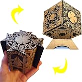 SUIZU Detachable Hellraiser Puzzle Box, Functional Deformation Lock Box with Base