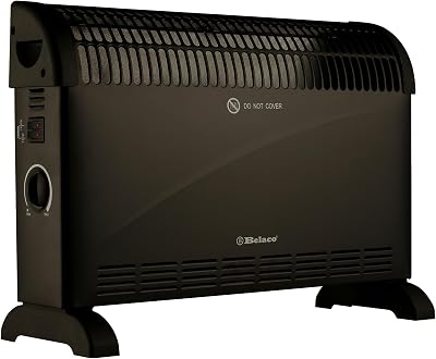 Belaco 2000W Electric Portable Convector Heater with 3 Heat Settings
