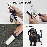 Korbond 12 Pack 9.8m PET SAFE Lint Roller Refills Citrus Scent 396 Sheets view 3