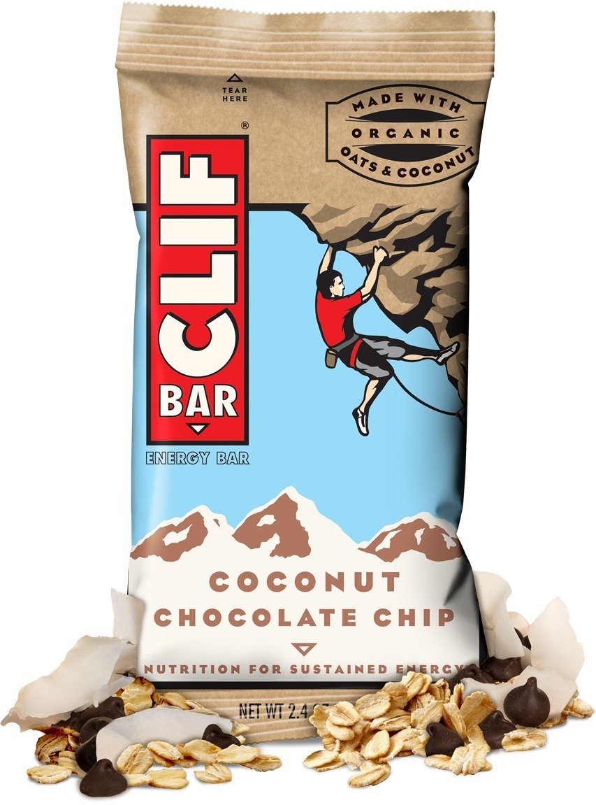 Clif Energy Protein Bars Coconut Chocolate Chip 12 Pieces