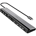 VAVA USB C Docking Station 12-in-1 USB-C Dock (Thunderbolt 3) with Dual HDMI 4K 60Hz, RJ45 Ethernet, 4 USB Ports, SD/TF Card Reader, 85W PD Charging, Audio for MacBook/Pro/Air, Type C Windows Laptop