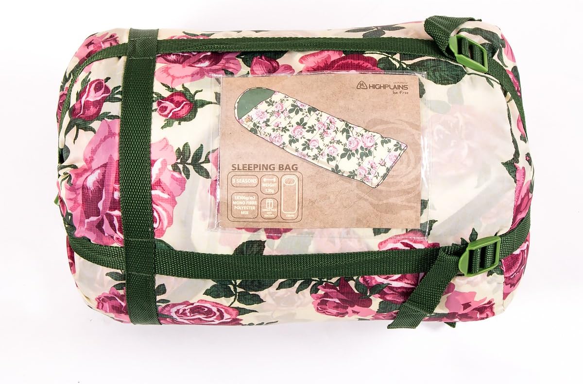 floral sleeping bag