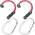 GEAR AID HEROCLIP 360° Swivel Carabiner Gear Clip and Hook (Medium) for Camping, Backpack, Suitcases and Garage Organization