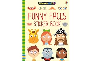 Funny Faces Sticker Book: A Fun-Filled Interactive Sticker Activity Book for Kids (Ages 6-9)