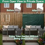 BeGrit Garden Privacy Screen 2m x 10m 90% HDPE UV Windbreak Fence Net view 2