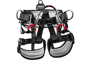 HandAcc Climbing belts, Thicken Professional Large Size Safety Seat Belts for Tree Climbing, Rescuing Work, Rappelling